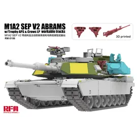 Ryefield Model RFM - M1A2 SEP V2 w/Trophy APS & Crows LP & workable tracks - 1:35