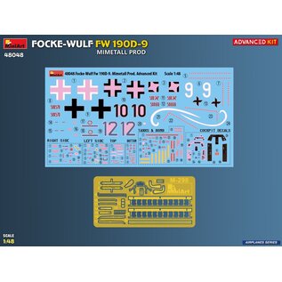 MiniArt Focke-Wulf FW 190D-9 Mimetall Prod. - Advanced Kit - 1:48
