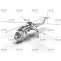 ICM Sikorsky CH-54A Tarhe - US Heavy Helicopter - 1:72