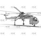 ICM Sikorsky CH-54A Tarhe - US Heavy Helicopter - 1:72