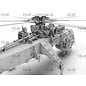 ICM Sikorsky CH-54A Tarhe - US Heavy Helicopter - 1:72