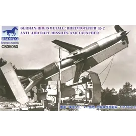 Bronco Models Bronco Models - German Rheinmetall "Rheintochter" R-2 Anti-Aircraft Missiles and Launcher - 1:35