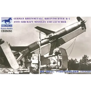 Bronco Models German Rheinmetall "Rheintochter" R-2 Anti-Aircraft Missiles and Launcher - 1:35