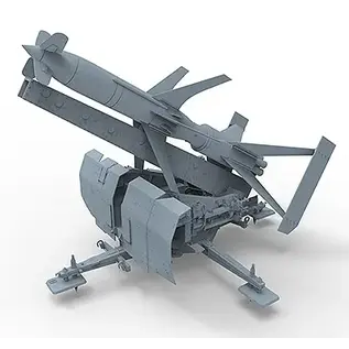 Bronco Models German Rheinmetall "Rheintochter" R-2 Anti-Aircraft Missiles and Launcher - 1:35