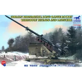 Bronco Models Bronco Models - German Rheinmetall Long-Range Rocket ("Rheinbote" RH.Z.61/9) and Launcher - 1:35