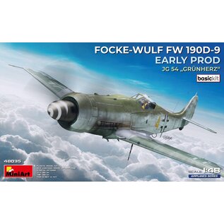 MiniArt Focke-Wulf FW 190D-9 Early Prod. JG 54 "Grünherz" - Basic Kit - 1:48