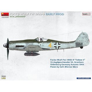 MiniArt Focke-Wulf FW 190D-9 Early Prod. JG 54 "Grünherz" - Basic Kit - 1:48