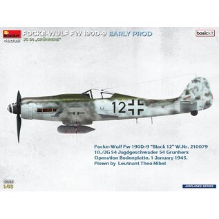 MiniArt Focke-Wulf FW 190D-9 Early Prod. JG 54 "Grünherz" - Basic Kit - 1:48
