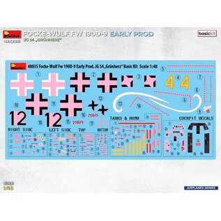 MiniArt Focke-Wulf FW 190D-9 Early Prod. JG 54 "Grünherz" - Basic Kit - 1:48