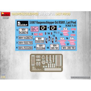 MiniArt Raupenschlepper Ost RSO/01. Last Prod. - 1:35