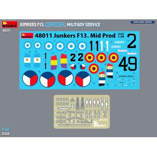 MiniArt Junkers F 13 Mid Production - Military Service - 1:48
