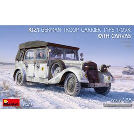 MiniArt MiniArt - Kfz.1 - German Troop Carrier Type 170VK with Canvas - 1:35
