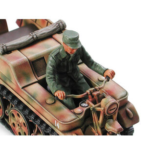 TAMIYA Sd.Kfz. 2 Kettenkraftrad w/Infantry Cart & Goliath Demolition Vehicle - 1:48