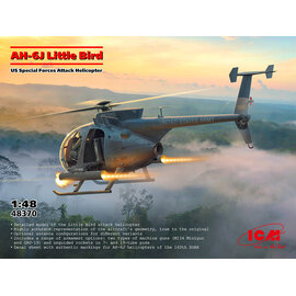 ICM ICM - Boeing (Hughes) AH-60J "Little Bird" - US Special Forces Attack Helicopter - 1:48