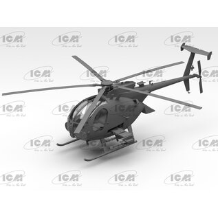 ICM Boeing (Hughes) AH-60J "Little Bird" - US Special Forces Attack Helicopter - 1:48