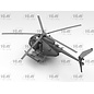 ICM Boeing (Hughes) AH-60J "Little Bird" - US Special Forces Attack Helicopter - 1:48