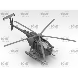 ICM Boeing (Hughes) AH-60J "Little Bird" - US Special Forces Attack Helicopter - 1:48