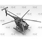 ICM Boeing (Hughes) AH-60J "Little Bird" - US Special Forces Attack Helicopter - 1:48