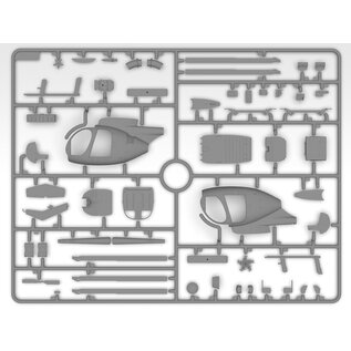 ICM Boeing (Hughes) AH-60J "Little Bird" - US Special Forces Attack Helicopter - 1:48