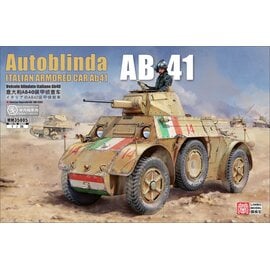 Lanmo Model Lanmo Model - Autoblindo AB41 Italian Armored Car - 1:35