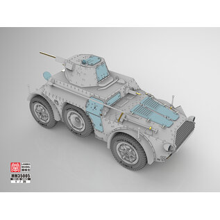 Lanmo Model Autoblindo AB41 Italian Armored Car - 1:35
