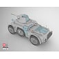 Lanmo Model Autoblindo AB41 Italian Armored Car - 1:35