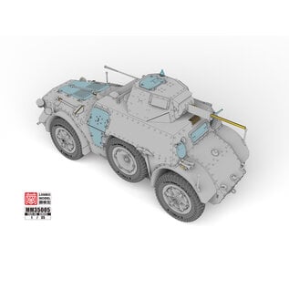 Lanmo Model Autoblindo AB41 Italian Armored Car - 1:35