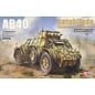 Lanmo Model Autoblindo AB40 Italian Armored Car - 1:35
