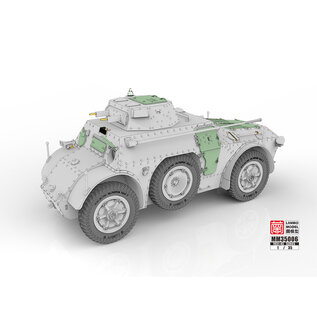 Lanmo Model Autoblindo AB40 Italian Armored Car - 1:35
