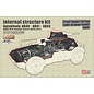 Lanmo Model Internal Structure Kit - Autoblindo AB40, AB41, AB43 Italian Armored Car - 1:35