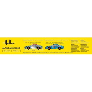 Heller Alpine A110 (1600S) - 1:24