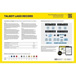 Heller Talbot Lago Record - 1:24
