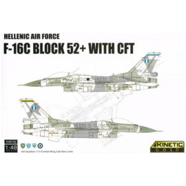 Kinetic Kinetic - General Dynamics F-16C Block 52+ w/CFT - Hellenic Air Force - 1:48