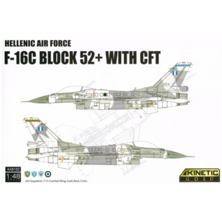 Kinetic General Dynamics F-16C Block 52+ w/CFT - Hellenic Air Force - 1:48