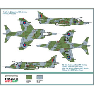Italeri Hawker Siddeley Harrier GR.3 - Falkland War - 1:72