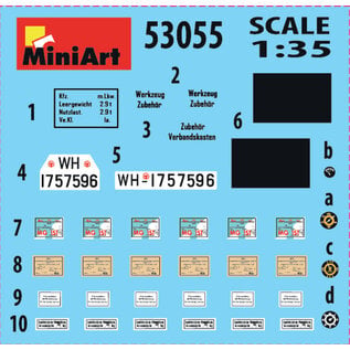 MiniArt German 3t Cargo Truck with MG 151/20 Drilling - 1:35