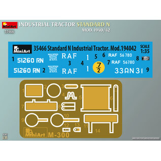MiniArt Standard N Industrial Tractor. Mod.1940/42 - 1:35
