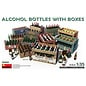 MiniArt Alcohol Bottles w/Boxes - 1:35