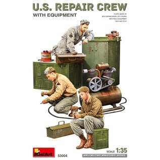 MiniArt U.S. Repair Crew w/Equipment - 1:35
