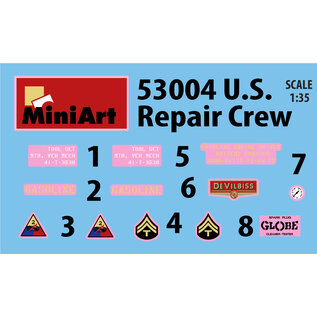 MiniArt U.S. Repair Crew w/Equipment - 1:35