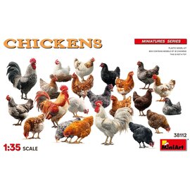 MiniArt MiniArt - Chickens - 1:35