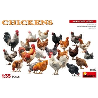 MiniArt Chickens - 1:35
