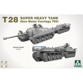 TAKOM T28 Super Heavy Tank (Gun Motor Carriage T95) - 1:35