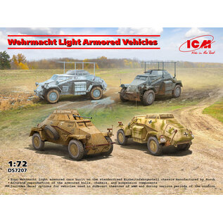 ICM Wehrmacht Light Armored Vehicles - Set - 1:72