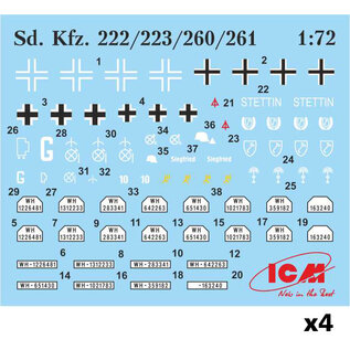 ICM Wehrmacht Light Armored Vehicles - Set - 1:72