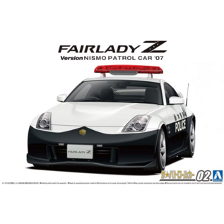 Aoshima Nissan Z33 Fairlady Z Version Nismo Patrol Car '07 - 1:24