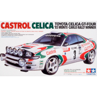 TAMIYA Castrol Celica Toyota Celica GT-Four '93 Monte-Carlo Rally Winner - 1:24