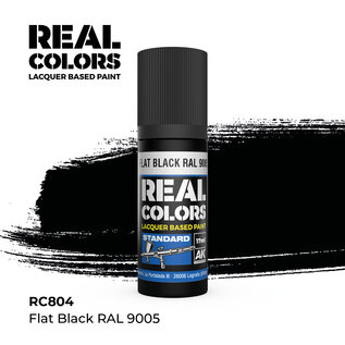 AK Interactive Real Colors - RC804 Flat Black RAL 9005
