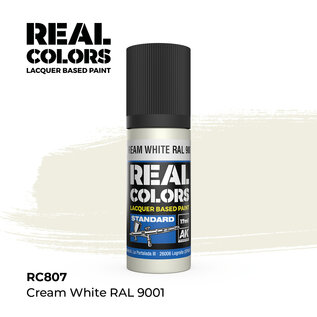 AK Interactive Real Colors - RC807 Cream White RAL 9001