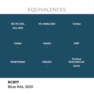 AK Interactive Real Colors - RC817 Blue RAL 5001
